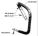 Page E Diagram and Parts List for 3120 1988-05 Husqvarna Chainsaw