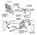 Page C Diagram and Parts List for 3120 1989-02 Husqvarna Chainsaw