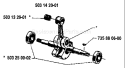Page E Diagram and Parts List for 3120 1989-02 Husqvarna Chainsaw