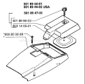 Page O Diagram and Parts List for 3120 1996-01 Husqvarna Chainsaw