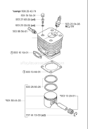 Page L Diagram and Parts List for 3120 2001-09 Husqvarna Chainsaw