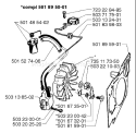 Page G Diagram and Parts List for 3120EPA 3120 EPA 1998-03 Husqvarna Chainsaw