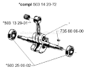 Page F Diagram and Parts List for 3120EPA 3120 EPA 2000-02 Husqvarna Chainsaw