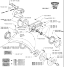 Page C Diagram and Parts List for 3120K 3120 K 2000-02 Husqvarna Concrete Saw