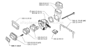 Page D Diagram and Parts List for 3120K 3120 K 2000-02 Husqvarna Concrete Saw