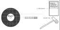 Part Location Diagram of 504000201 Husqvarna Stone Wheel