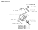 Page K Diagram and Parts List for 3120 K EPA 2005-05 Husqvarna Concrete Saw