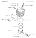 Page M Diagram and Parts List for 3120 K EPA 2005-05 Husqvarna Concrete Saw
