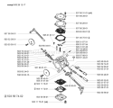 Page D Diagram and Parts List for 3120 K EPA 2005-05 Husqvarna Concrete Saw