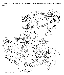 Chassis And Enclosures Diagram and Parts List for GTH2448T (917279260, 960430009)(2006-02) Husqvarna Lawn Tractor