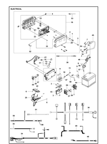 Part Location Diagram of 597756001 Husqvarna 12v socket