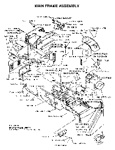 Mainframe, Left Side Diagram and Parts List for BZ34C (968999316)(2006-04) Husqvarna Lawn Tractor