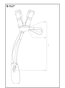 Harness Diagram and Parts List for 243R 20121000001-Current Husqvarna Brush Cutter