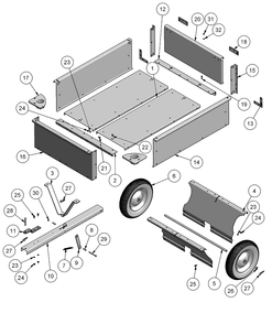 Part Location Diagram of 234A20 Husqvarna TAILGATE