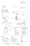 Accessories Diagram and Parts List for 322L 1999-03 Husqvarna Trimmer