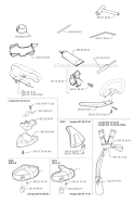 Accessories Diagram and Parts List for 322R 1999-03 Husqvarna Brush Cutter