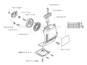 Starter Diagram and Parts List for 322R 2000-05 Husqvarna Brush Cutter