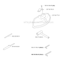 Part Location Diagram of 537087801 Husqvarna Attachment Plate