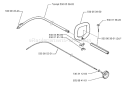 Page H Diagram and Parts List for 322C 322 C 1999-03 Husqvarna Trimmer