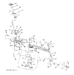 Steering Diagram and Parts List for YTH2754T (96041006202)(2009-02) Husqvarna Lawn Tractor