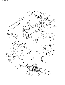 Drive Diagram and Parts List for YT48CS-96043022400  Husqvarna Lawn Tractor