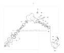 Bevel Gear Diagram and Parts List for 323L  Husqvarna Hedge Trimmer