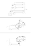 Accessories 1 Diagram and Parts List for 323RII 2009-10 Husqvarna Brush Cutter