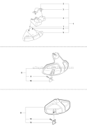 Accessories 2 Diagram and Parts List for 323RII 2009-10 Husqvarna Brush Cutter