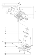 Crankcase Diagram and Parts List for 323RII 2009-10 Husqvarna Brush Cutter