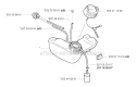 Fuel Tank Diagram and Parts List for 323RJ 2002-01 Husqvarna Brush Cutter