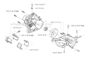 Crankcase Diagram and Parts List for 323RJ 2002-01 Husqvarna Brush Cutter