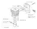 Muffler Diagram and Parts List for 323RJ 2005-05 Husqvarna Brush Cutter