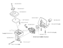 Carburetor  Air Filter Diagram and Parts List for 323RJ 2005-05 Husqvarna Brush Cutter