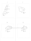 Guards Diagram and Parts List for 323RJ 2008-03 Husqvarna Brush Cutter