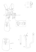 Harness Diagram and Parts List for 323RJ 2008-03 Husqvarna Brush Cutter