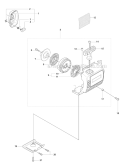 Starter 1 Diagram and Parts List for 323RJ 2008-03 Husqvarna Brush Cutter