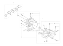 Crankcase  Clutchdrum Diagram and Parts List for 323RJ 2008-03 Husqvarna Brush Cutter