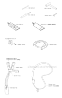 Accessories 1 Diagram and Parts List for 323R 2002-01 Husqvarna Brush Cutter