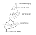 Accessories 2 Diagram and Parts List for 323R 2002-01 Husqvarna Brush Cutter