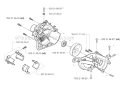 Crankcase Diagram and Parts List for 323R 2002-01 Husqvarna Brush Cutter