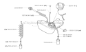 Fuel Tank Diagram and Parts List for 323R 2004-03 Husqvarna Brush Cutter