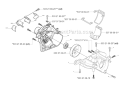 Crankcase Diagram and Parts List for 323R 2004-03 Husqvarna Brush Cutter