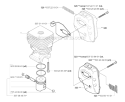Part Location Diagram of 537221703 Husqvarna Muffler