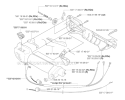 Throttle Controls Diagram and Parts List for 323R 2005-05 Husqvarna Brush Cutter