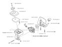 Carburetor  Air Filter Diagram and Parts List for 323R 2005-05 Husqvarna Brush Cutter