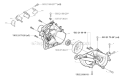 Crankcase Diagram and Parts List for 323R 2005-05 Husqvarna Brush Cutter