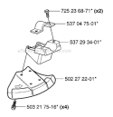 Accessories 2 Diagram and Parts List for 323R 2006-04 Husqvarna Brush Cutter