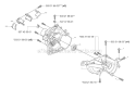 Crankcase Diagram and Parts List for 323R 2006-04 Husqvarna Brush Cutter