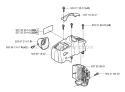 Cylinder Cover Diagram and Parts List for 323R 2006-04 Husqvarna Brush Cutter