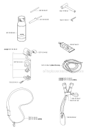 Accessories 1 Diagram and Parts List for 323R 2007-01 Husqvarna Brush Cutter